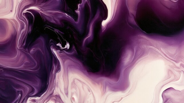 Deep purple sloe gin blends with creamy texture, showcasing a swirl of colors that represent a unique artisan spirit blend in a top-down view.