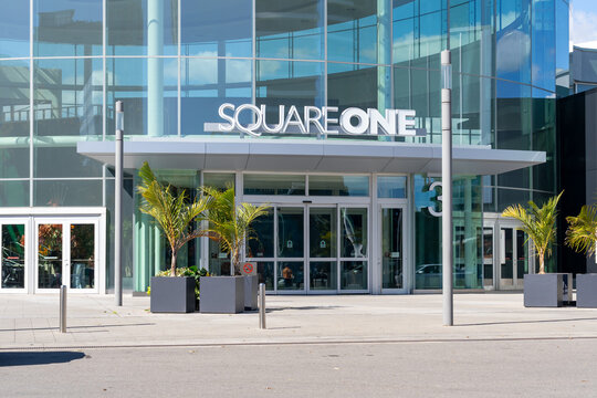 Mississauga, Ontario, Canada - September 23, 2026: The entrance to Square One Shopping Centre in Mississauga, Ontario, Canada. 
