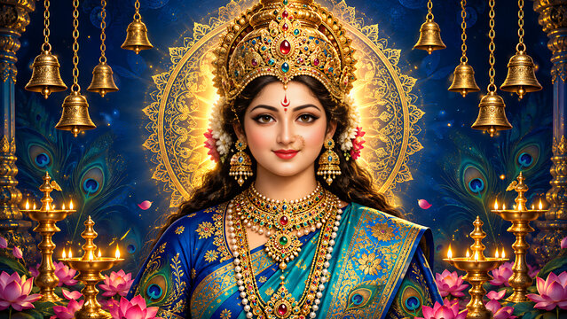 Maa Durga Mata Rani Navadurga Goddess Durga Maha Navratri Durga Puja Mahanavami Dussehra Vijayadashami Traditional Indian Festival