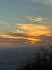 Fototapeta premium sunset over the sea