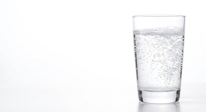 白い背景にすっきり映える炭酸水