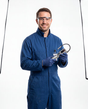 Aircraft maintenance technician representing aviation engineering, aircraft inspection, maintenance, safety and technical expertise.