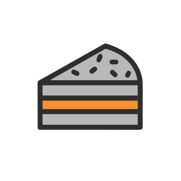 Slice of cake icon