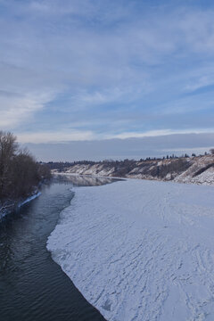North Saskatchewan River in the Winter