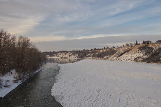 North Saskatchewan River in the Winter
