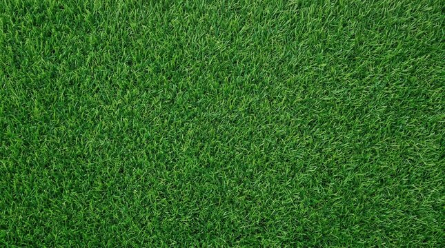 Green artificial grass background for banner design
