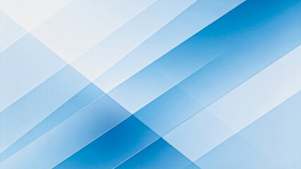 Fototapeta premium A modern abstract background with overlapping light blue diagonal geometric shapes in soft gradients, suitable for professional digital designs.