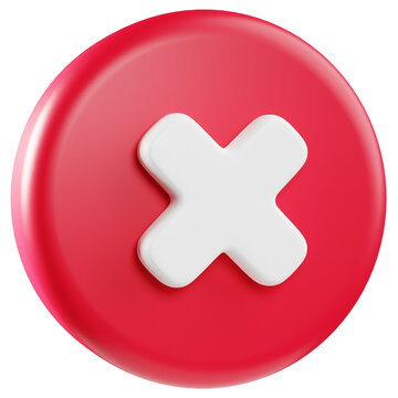 3D Failed Status Icon