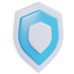 Obraz premium 3D Security Shield Icon