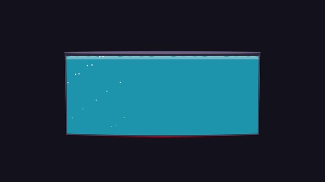 Pixel art water animation tiles in a grid layout