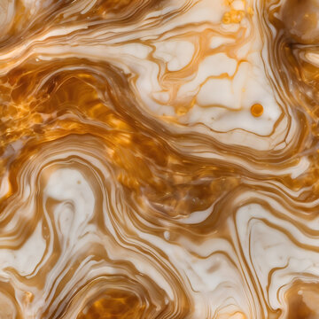 Backlit Translucent Alabaster Stone Wall Panel with Liquid Bronze Metallic Veins Luxury Texture Background