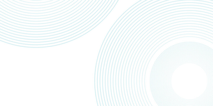 Blue white minimal round lines abstract futuristic tech background, background EPS 10.