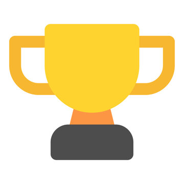trophy flat icon