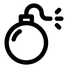 bomb line icon © Muhammad Naufal S.