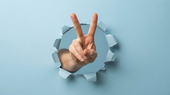 Hand Gesture Breakthrough Concept