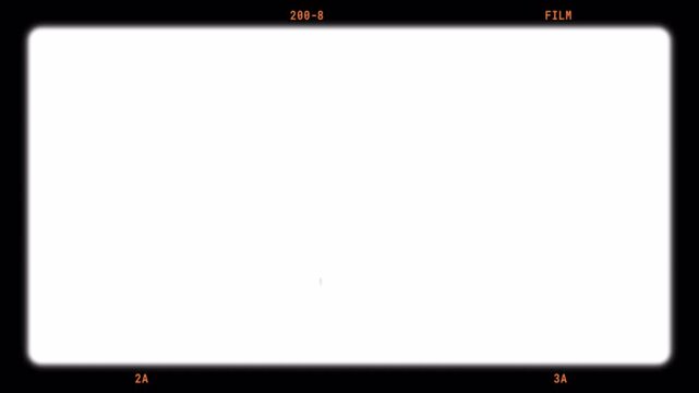 Retro vintage super 8 mm or 16 mm film overlay, Noise Dirt Vintage.  4K animation with alpha channel