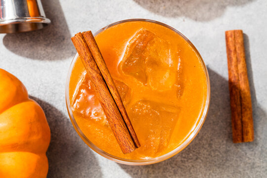 Sweet Homemade Pumpkin Pie Spice Old Fashioned Cocktail