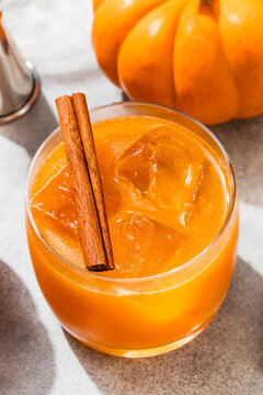 Sweet Homemade Pumpkin Pie Spice Old Fashioned Cocktail