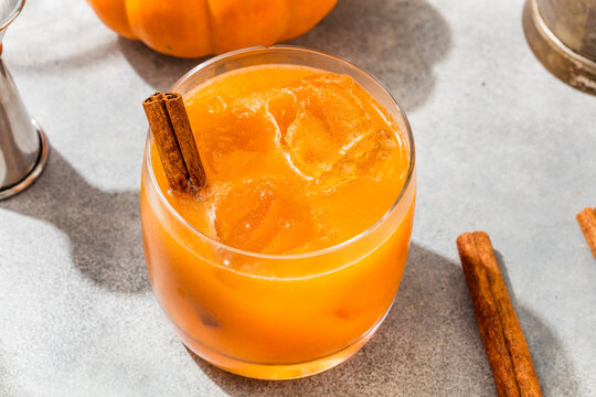 Sweet Homemade Pumpkin Pie Spice Old Fashioned Cocktail