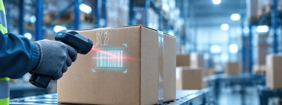 package scanning in a distribution warehouse