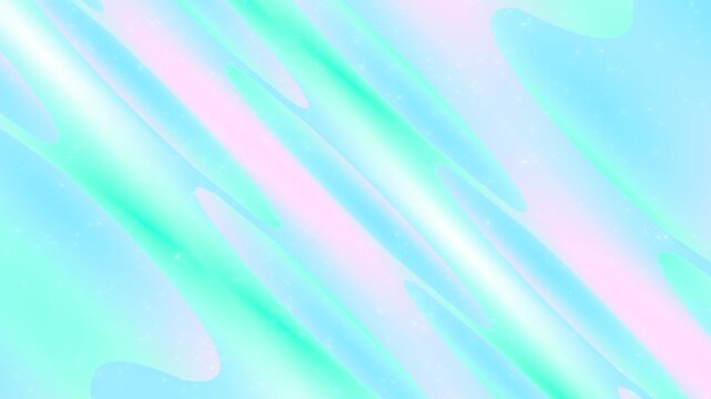 Holographic Pearlescent Pastel Background, Abstract Iridescent Wave Gradient with Sparkle Glitters for Beauty Product Showcase