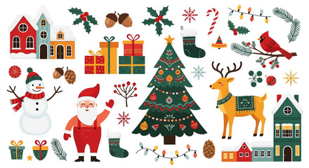 Fototapeta premium Cheerful and whimsical vector illustration featuring colorful animated characters and bright elements on a clean background, ideal for nursery decor, kids books, or greeting cards.