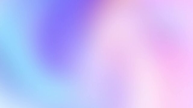 Soft dreamy lavender purple pastel blue and pink gradient motion loop featuring smooth glowing wave light Perfect for stylish video intros and creative overlays