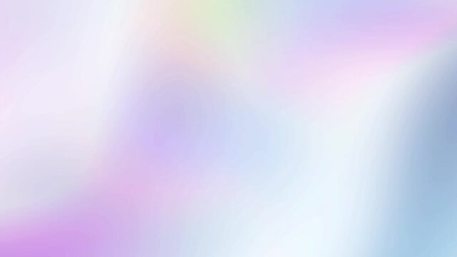 Soft aesthetic pastel purple lavender and icy white gradient motion loop featuring smooth glowing fluid light blur Perfect for modern presentation backgrounds and intros