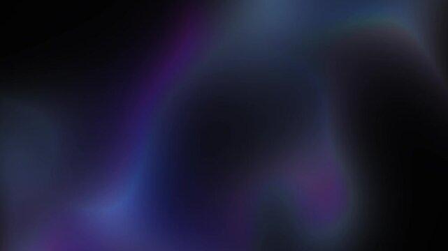 Dark moody blue purple and black gradient background loop with subtle glowing liquid light reflections Perfect for aesthetic presentation backgrounds and intros