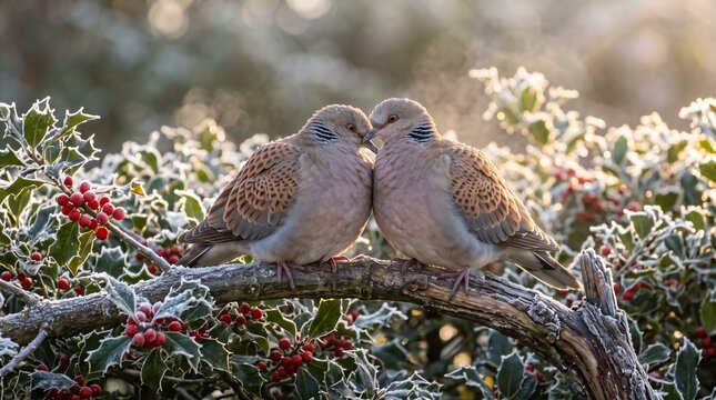 Two turtle doves