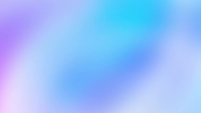 Soft aesthetic pastel blue cyan and lavender gradient motion loop featuring smooth glowing fluid light blur Perfect for modern presentation backgrounds and intros