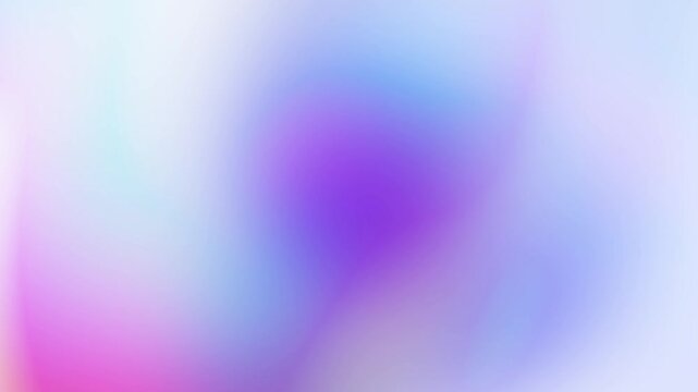 Soft clean white pastel purple and bright violet gradient background loop with subtle glowing liquid light reflections Perfect for aesthetic presentation backgrounds and intros