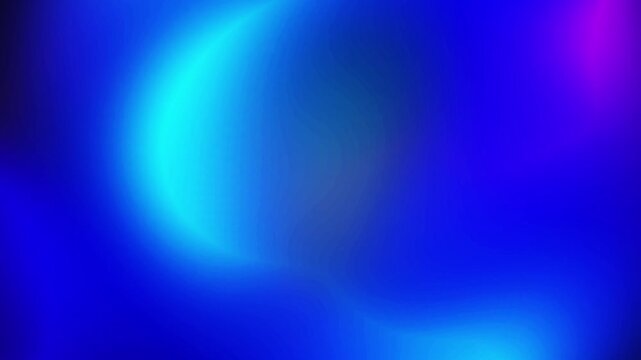 Vibrant electric cyan and bright royal blue gradient motion loop with smooth glowing liquid light flow Perfect for energetic video intros and overlays