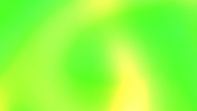 Vibrant neon lime green and yellow gradient background loop with smooth glowing liquid wave textures Perfect for futuristic video backgrounds and digital displays