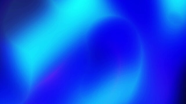 Vibrant royal blue and cyan gradient motion loop with smooth glowing fluid light textures Perfect for modern presentation overlays and video backgrounds