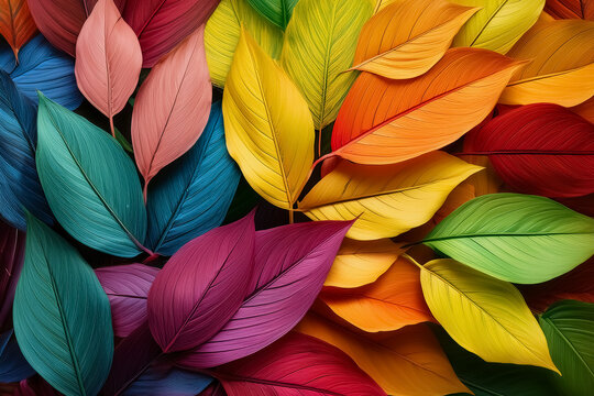 Bunte Bl&auml;tter im Herbst