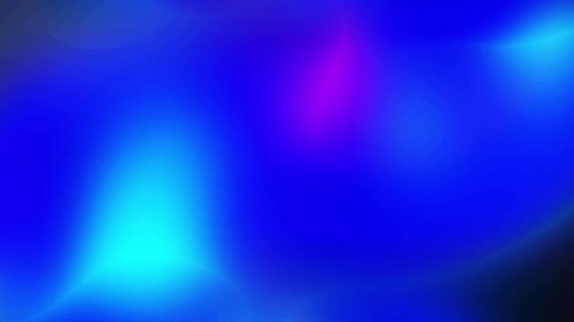 Bright royal blue cyan and electric azure gradient motion loop with smooth glowing liquid light textures Perfect for energetic video backgrounds and presentation overlays