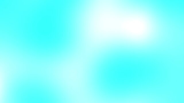 Soft dreamy bright cyan light blue and white pastel gradient motion loop featuring smooth glowing wave light Perfect for stylish video intros and creative overlays