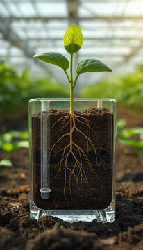 Root zone aeration system supporting healthy crop development