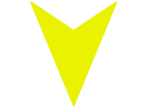 Vector illustration of a downward-pointing arrow