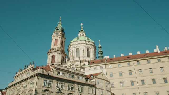 St Nicholas Church at Mala Strana in Prague