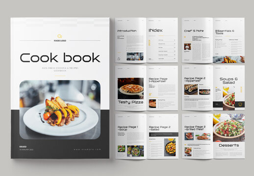 Cookbook Brochure Template
