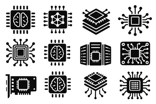 Ai chep silhouette vector design 