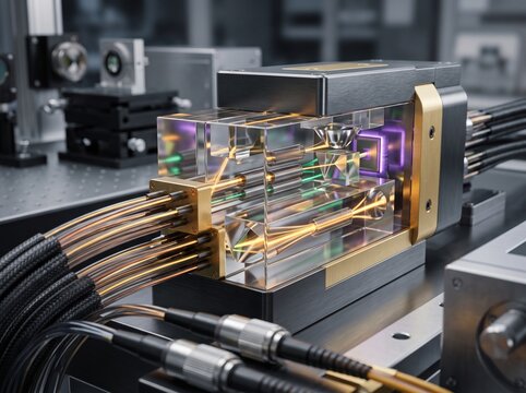 Advanced Fiber Optic Communication System with Photonic Technology