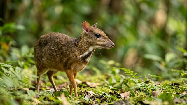 deer mouse close up at morning light in yellowstone national park wyoming video