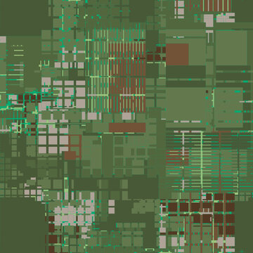 Futuristic background in cyberpunk style.