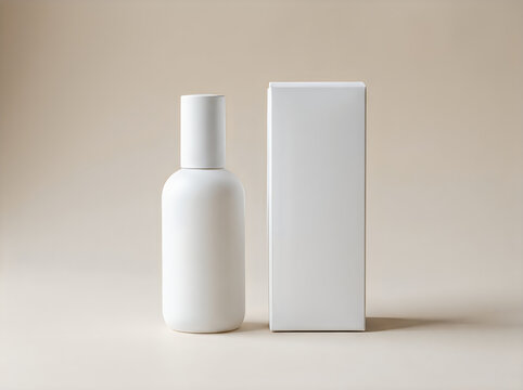 Minimalist perfume bottle and box set
