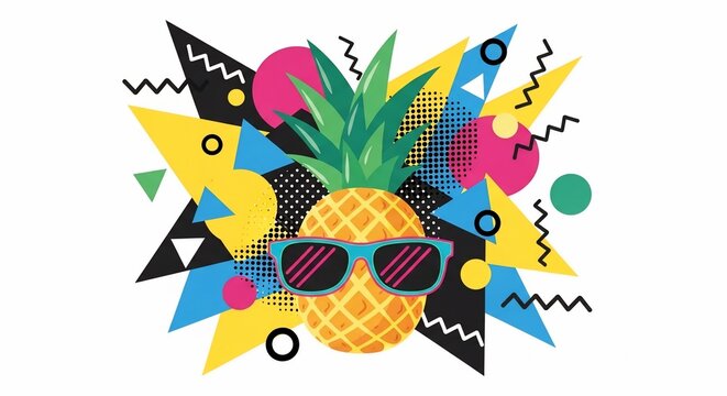 Retro Pineapple Rave
