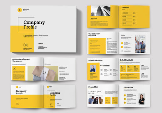 Company Profile Template Layout