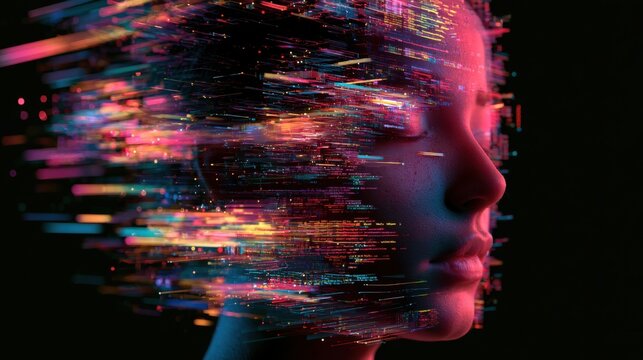 Vibe coding artificial intelligence Software Development programming concept. 3d illustration
